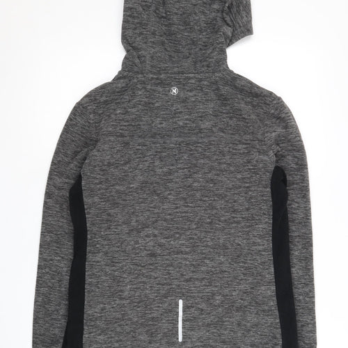 Next Women's Grey Full Zip Hoodie S - Sporty and Stylish