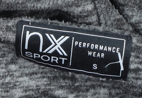 Next Women's Grey Full Zip Hoodie S - Sporty and Stylish