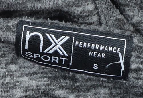 Next Women's Grey Full Zip Hoodie S - Sporty and Stylish