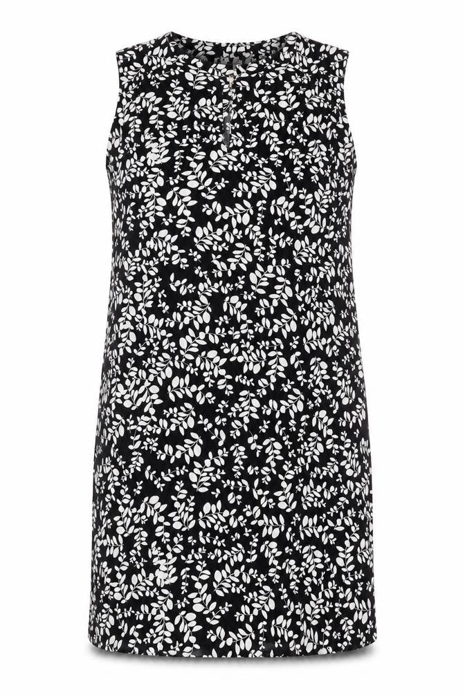 H&M Women's Black Floral Sleeveless Dress M