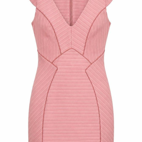 Topshop Women’s Pink Bodycon Dress - Size 4