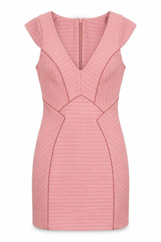 Topshop Women’s Pink Bodycon Dress - Size 4