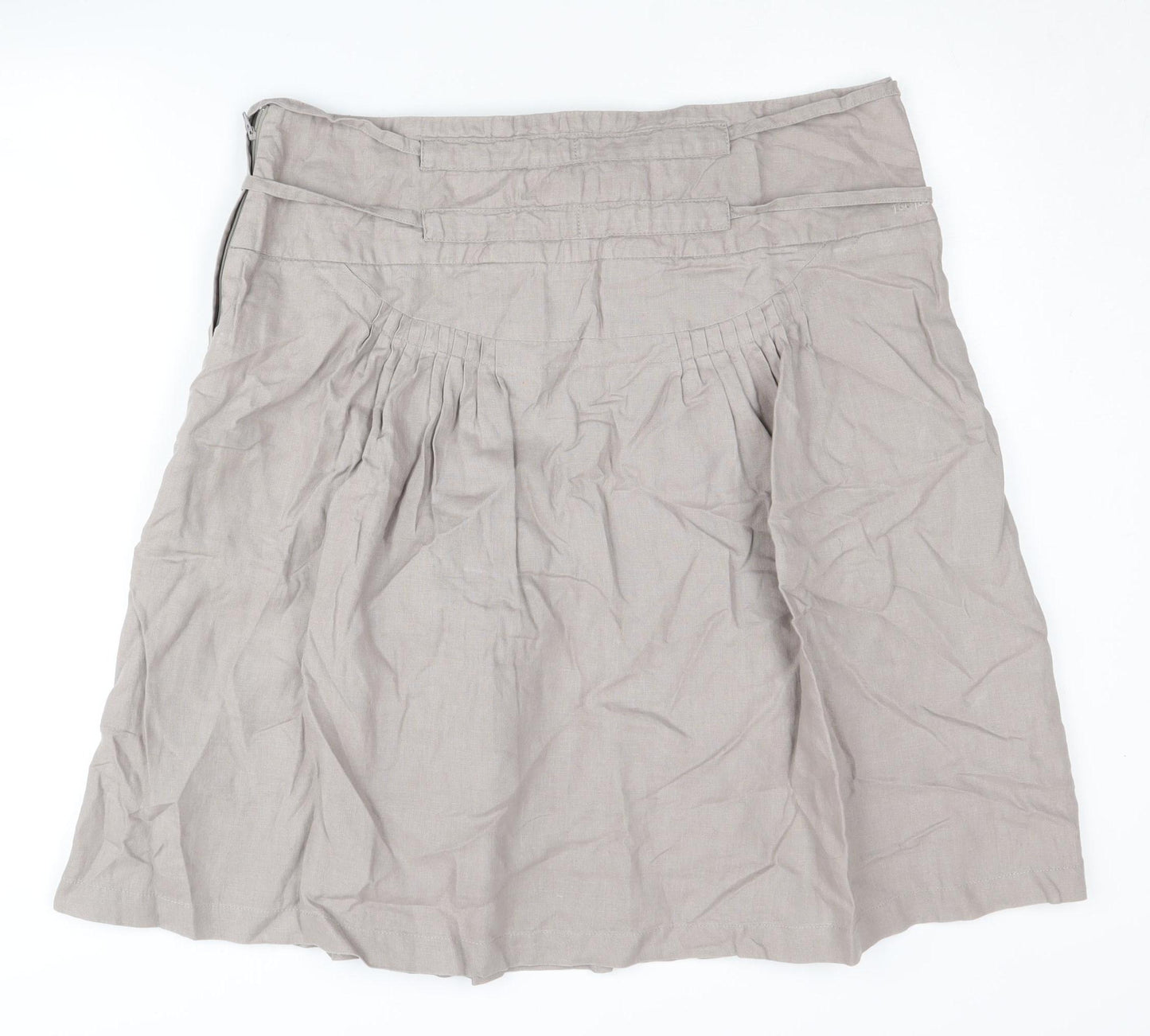 Fat Face Women's Beige Linen Skirt Size 16