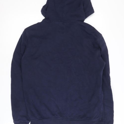 GAP Men's Blue Full Zip Hoodie - Size S