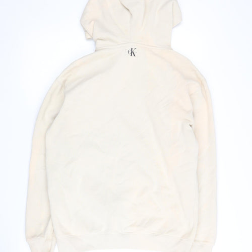Calvin Klein Khakis Beige Men's S Pullover Hoodie
