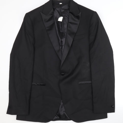 Marks and Spencer Black Suit Jacket XL - Elegant Formal Wear