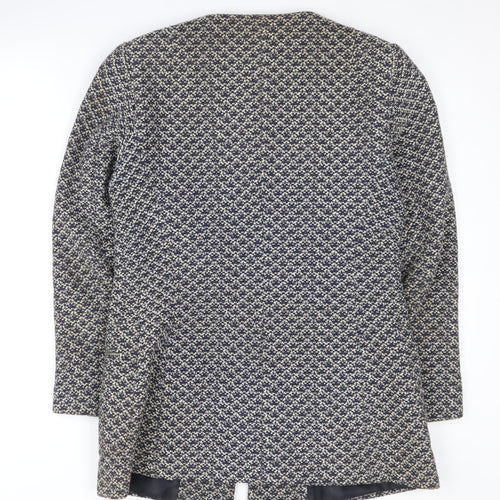 Zara Women's Geometric Patterned Coat, Size L