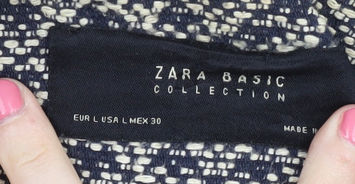 Zara Women's Geometric Patterned Coat, Size L