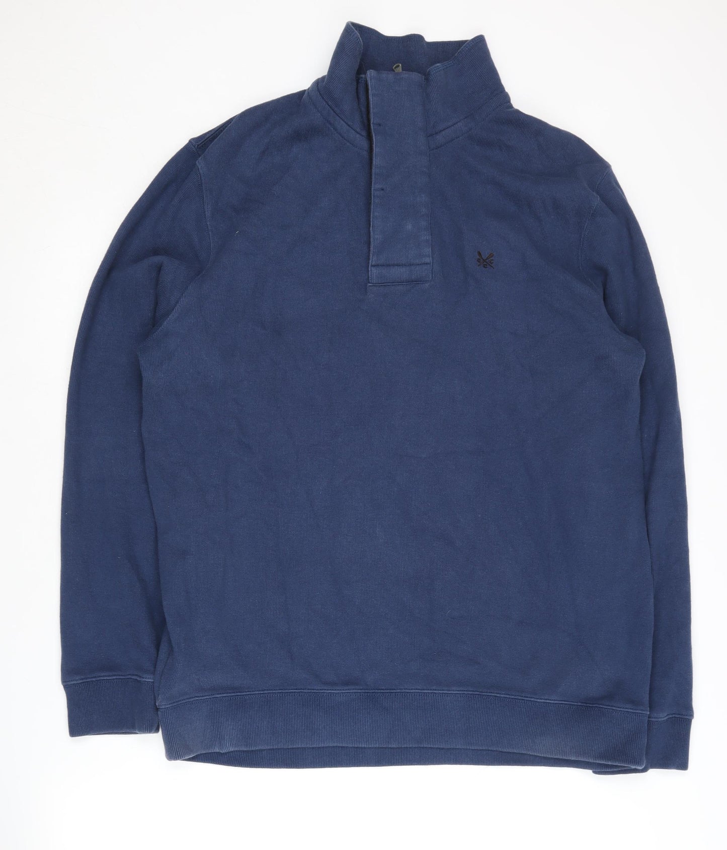 Crew Clothing Co. Men's Blue XL Henley Sweatshirt