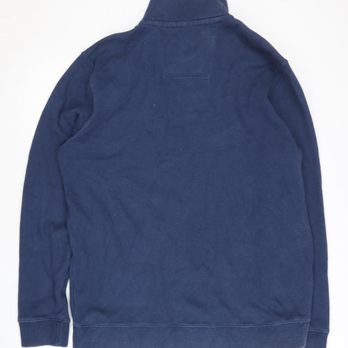 Crew Clothing Co. Men's Blue XL Henley Sweatshirt