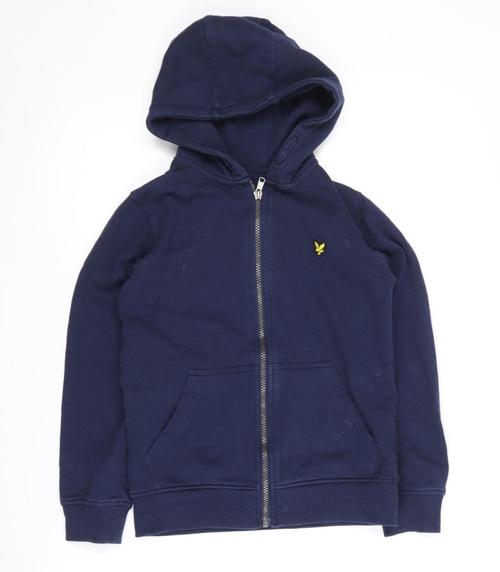 Lyle & Scott Boys Blue Full Zip Hoodie Size 10-11 Years
