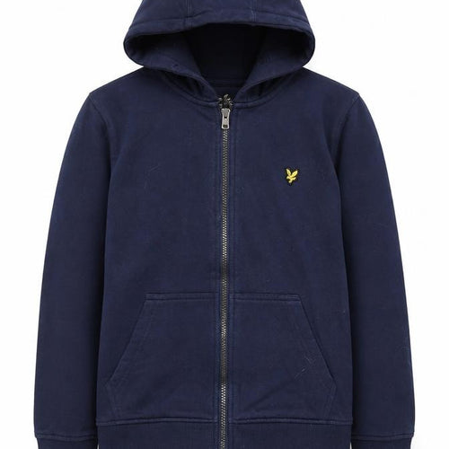 Lyle & Scott Boys Blue Full Zip Hoodie Size 10-11 Years