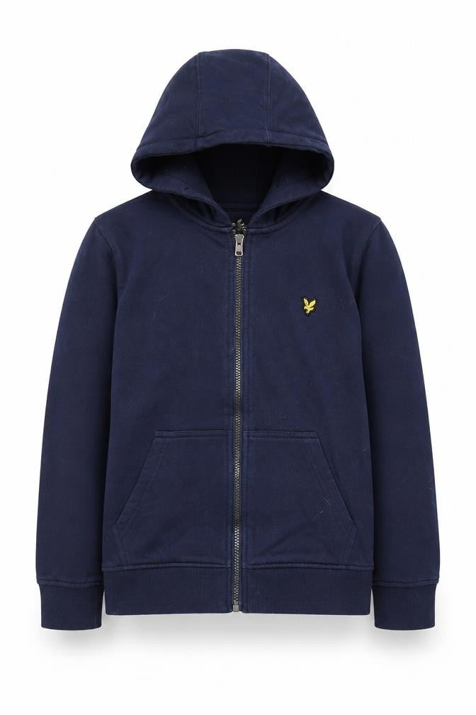 Lyle & Scott Boys Blue Full Zip Hoodie Size 10-11 Years