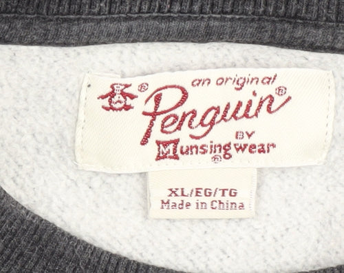 Original Penguin Men's Grey XL Pullover Sweatshirt