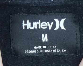 Hurley Men's Black M Pullover Sweatshirt Beach Theme