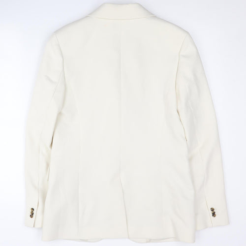 Marks & Spencer Women’s Ivory Blazer Size 8 Regular Fit