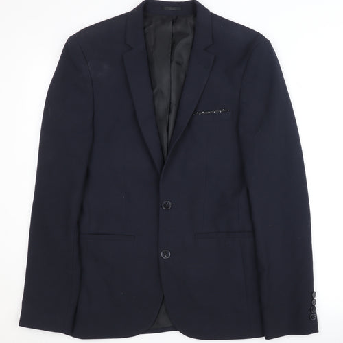 ASOS Men's Blue Slim Fit Blazer 38R Business