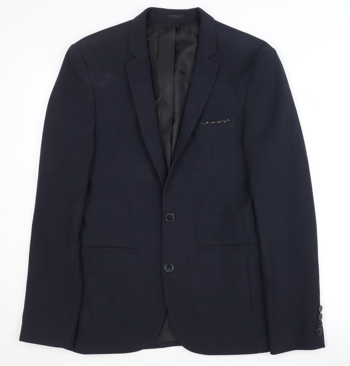 ASOS Men's Blue Slim Fit Blazer 38R Business