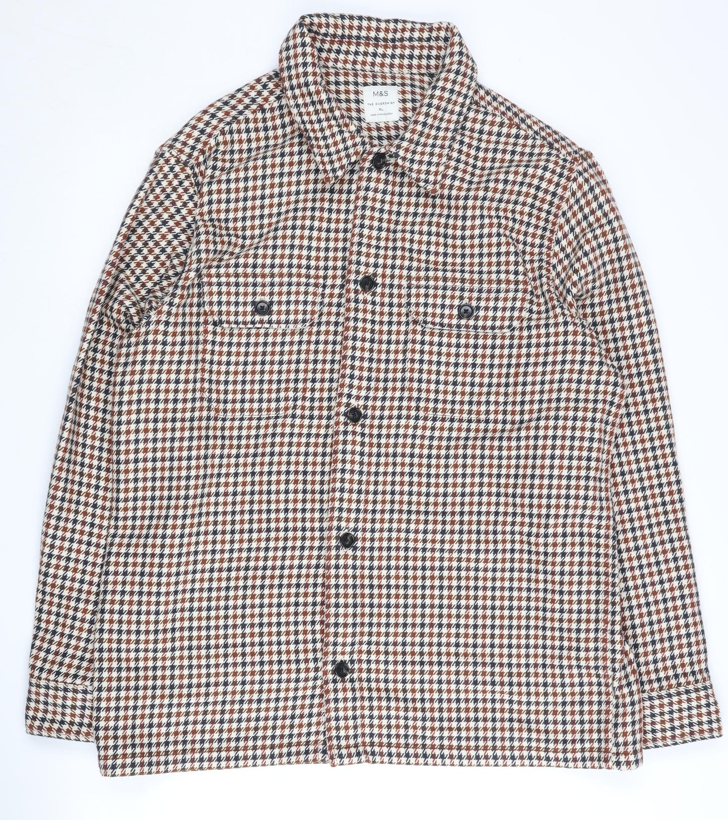 Marks and Spencer Men's XL Multicoloured Check Jacket