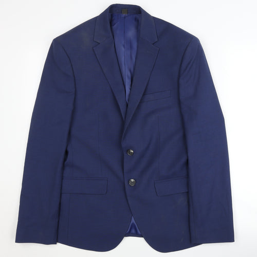Marks and Spencer Men's Blue Blazer 38 Short