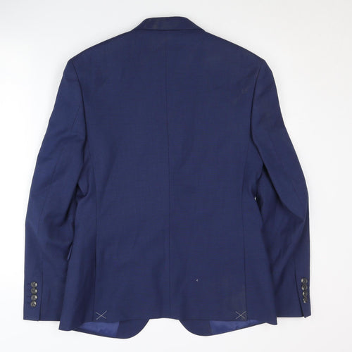 Marks and Spencer Men's Blue Blazer 38 Short