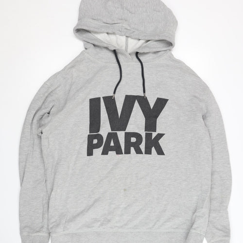 Ivy Park Women's Grey Pullover Hoodie M