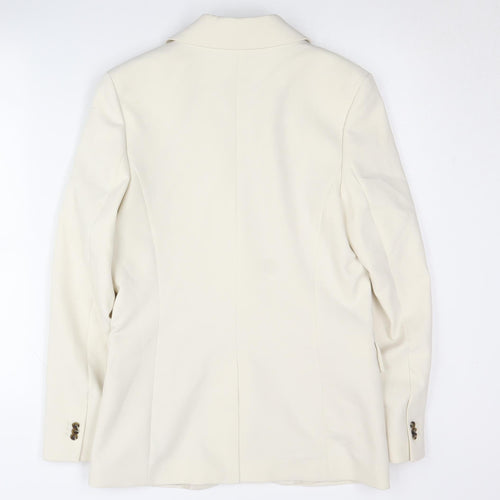 Marks and Spencer Women's Ivory Blazer, Size 6, Business