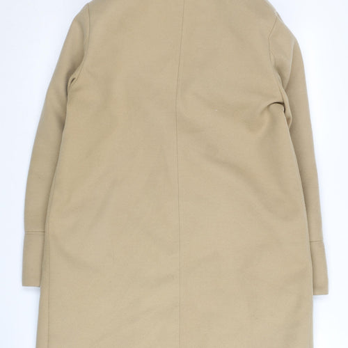 Topshop Beige Women's Overcoat Size 10