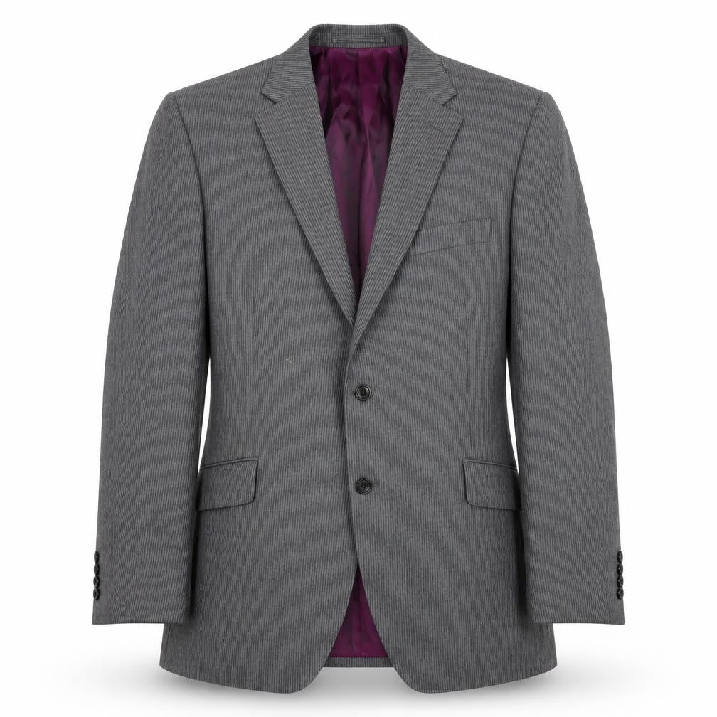 Front view of Marks & Spencer Men's Grey Wool Blazer 44R Business Jacket