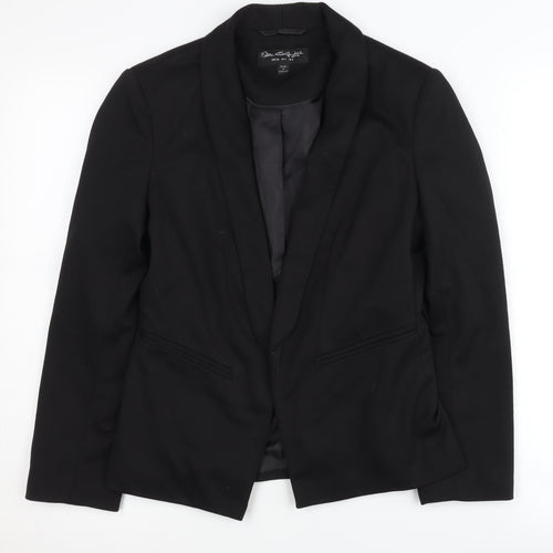 Miss Selfridge Women's Black Blazer Size 8 Slim Fit