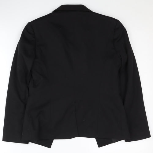 Miss Selfridge Women's Black Blazer Size 8 Slim Fit