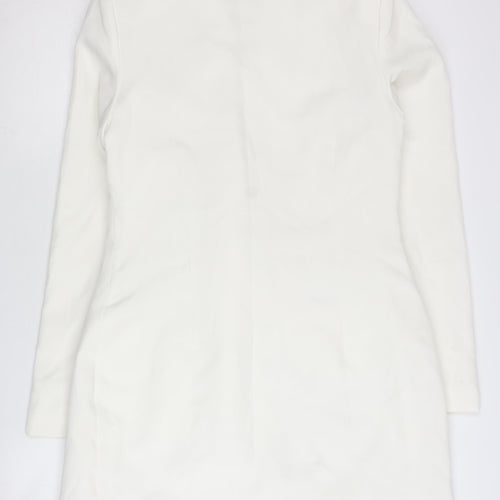 PrettyLittleThing Women's White Regular Blazer UK 10