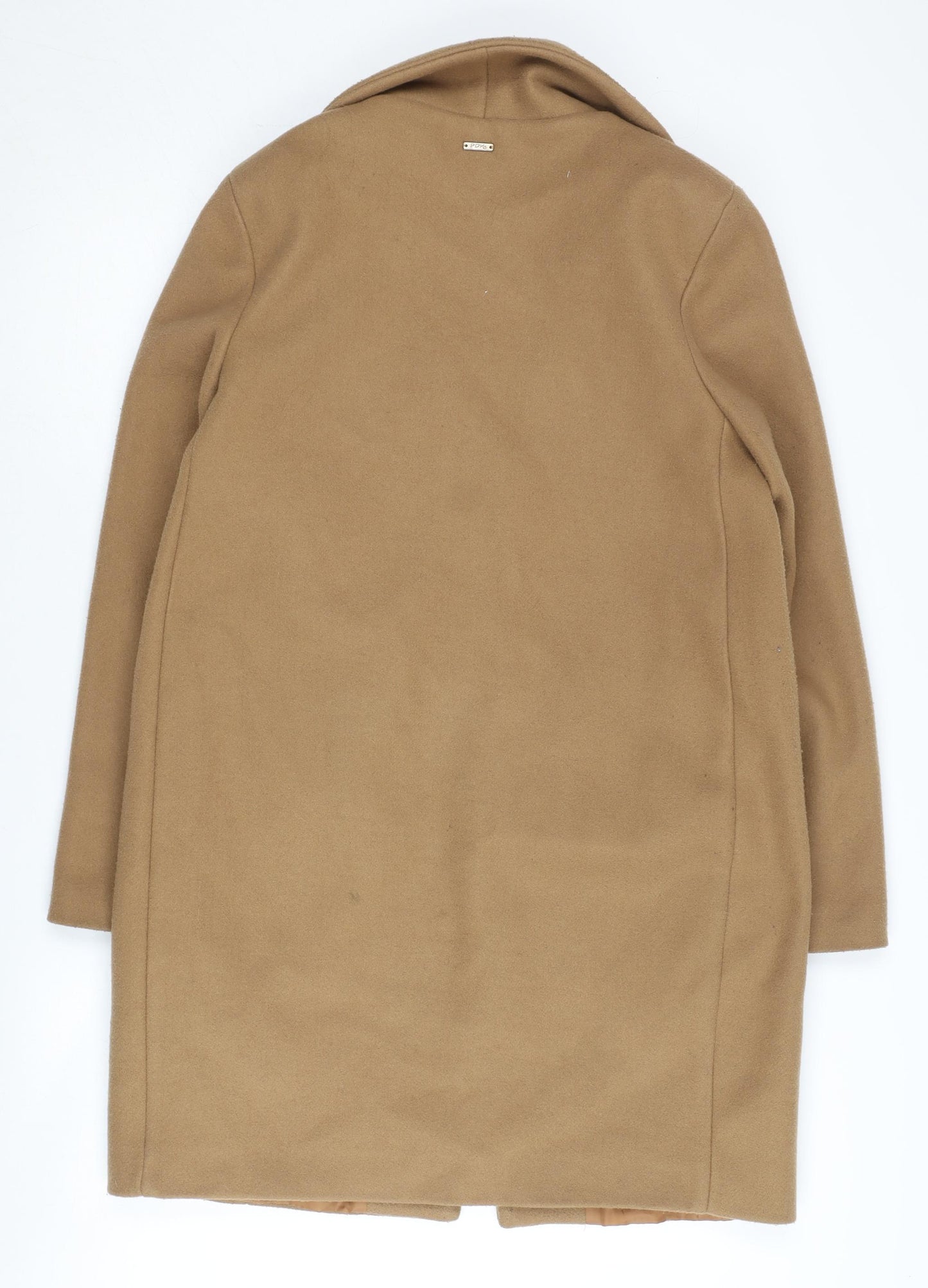 PDK Women's Brown Overcoat, M, Autumn/Winter