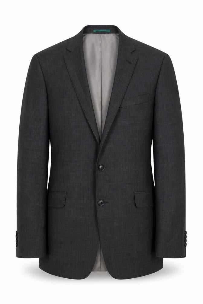 Front view of Richard James Men’s Grey 40L Wool Blazer Long