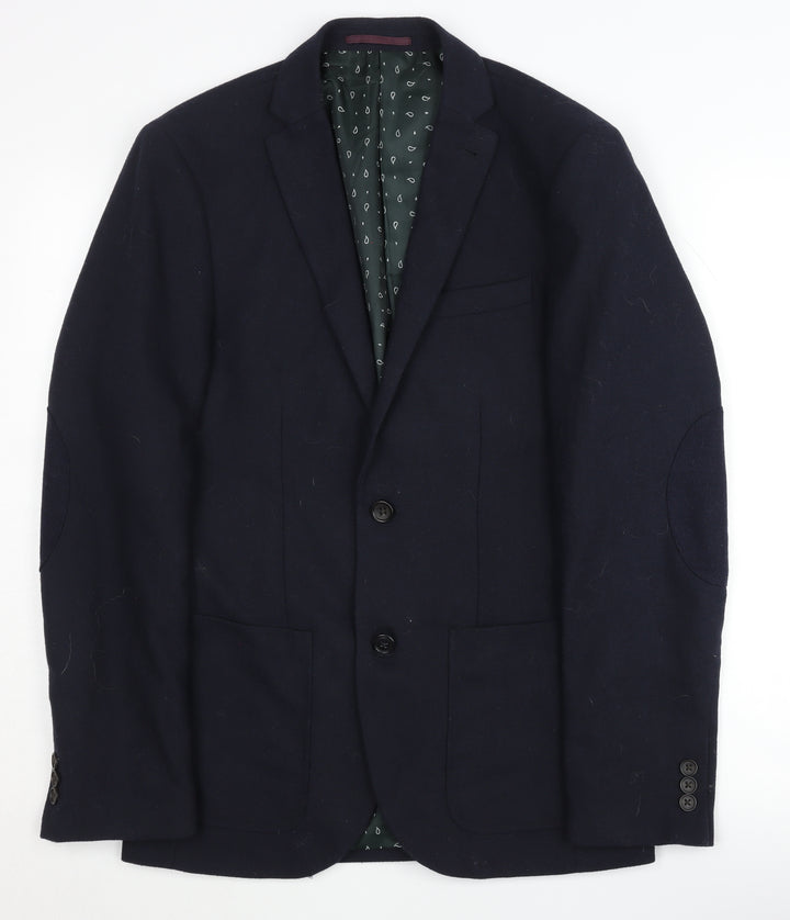 Next Men's Blue Blazer, Size 36R Classic Jacket