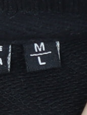 SDX Men's Black Embroidered Sweatshirt M