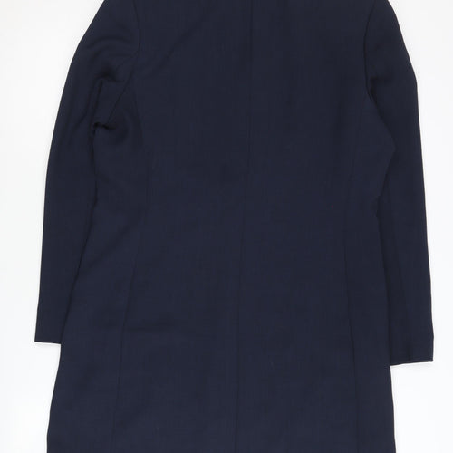 Marks & Spencer Women's Blue Blazer, Size 12, Classic Long-Sleeve