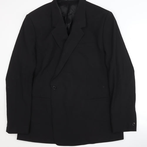 Zara Men's Black Blazer Jacket Size UK 42