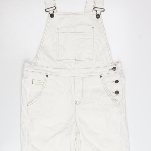 White Stuff Women's White Dungaree Size 10 Casual