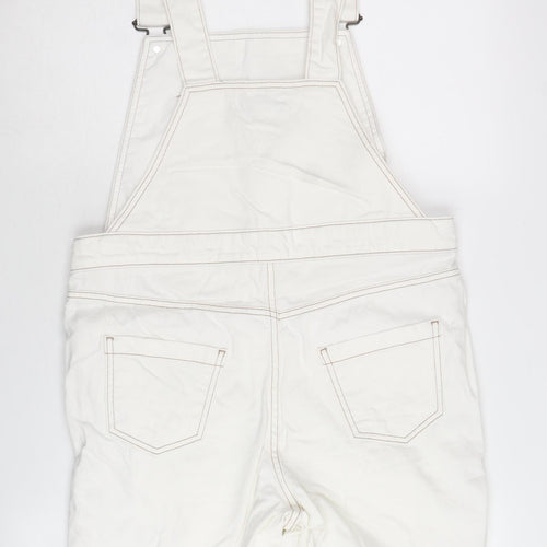 White Stuff Women's White Dungaree Size 10 Casual