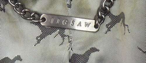 Jigsaw Women's Black Wool Military Coat Size 8