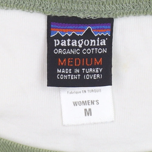 Patagonia Women's M Cotton T-Shirt, White, Casual