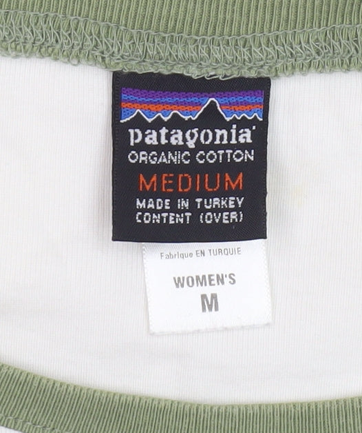 Patagonia Women's M Cotton T-Shirt, White, Casual