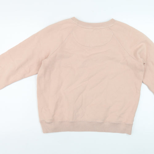 Jack Wills Women's Pink Pullover Sweatshirt, Size 10