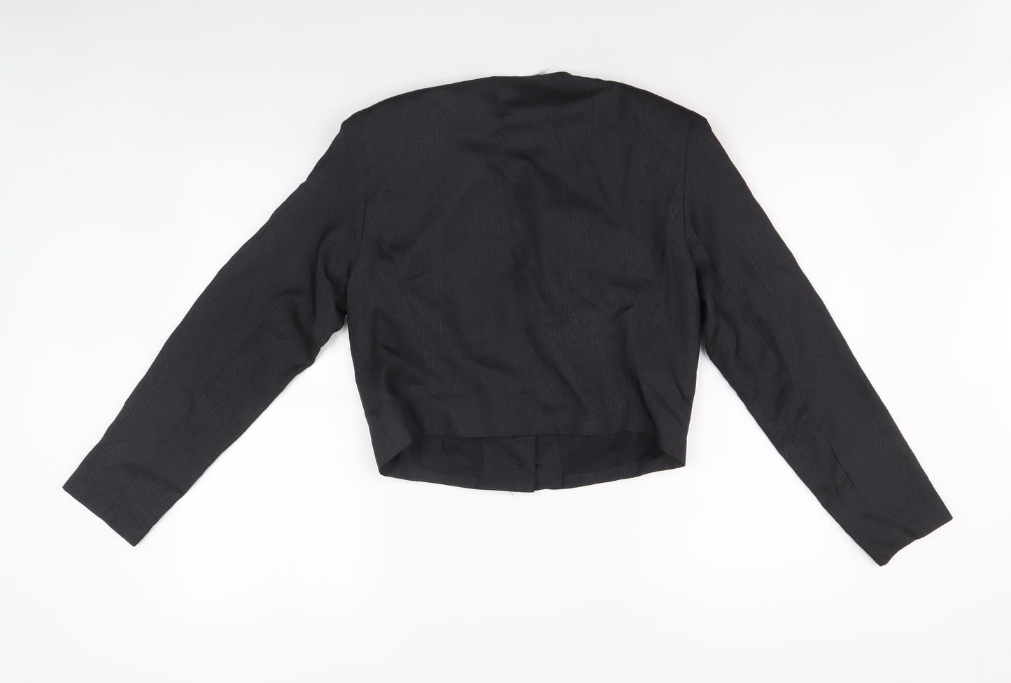 Parigi Soir Women's Black Embroidered Blouse Size 8