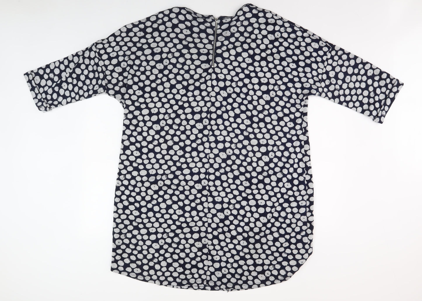 Women's Blue Polka Dot 3/4 Sleeve Dress Size 18