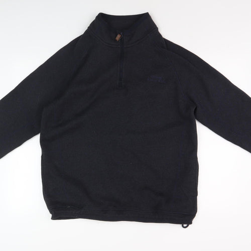 Weird Fish Men's Black Pullover Jumper M