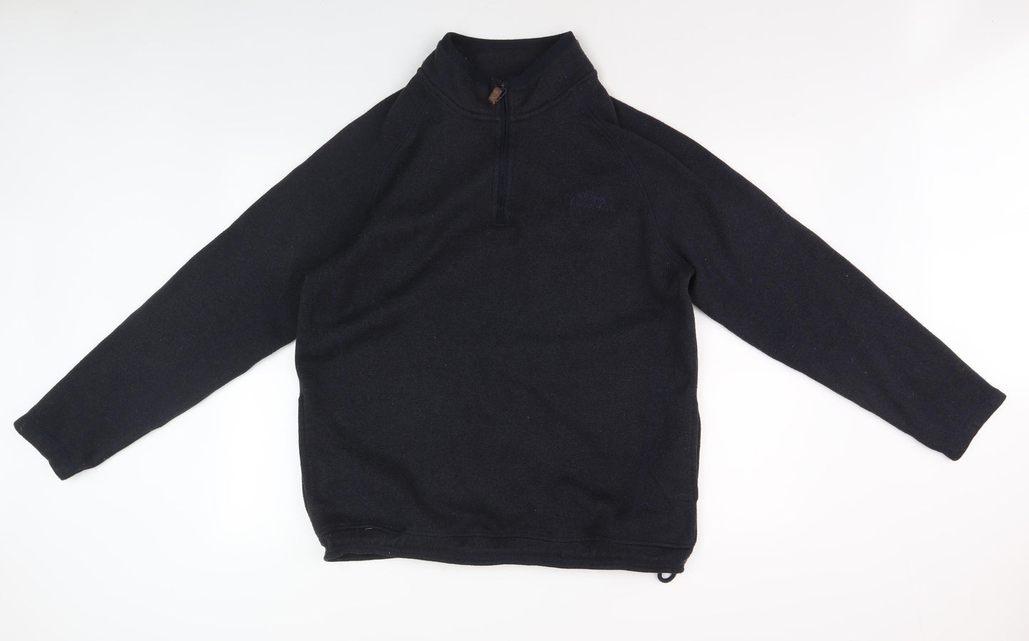 Weird Fish Men's Black Pullover Jumper M