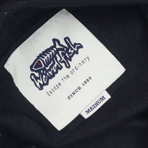 Weird Fish Men's Black Pullover Jumper M