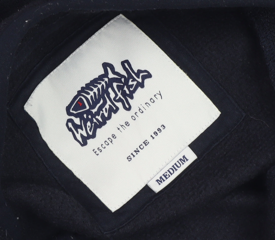 Weird Fish Men's Black Pullover Jumper M